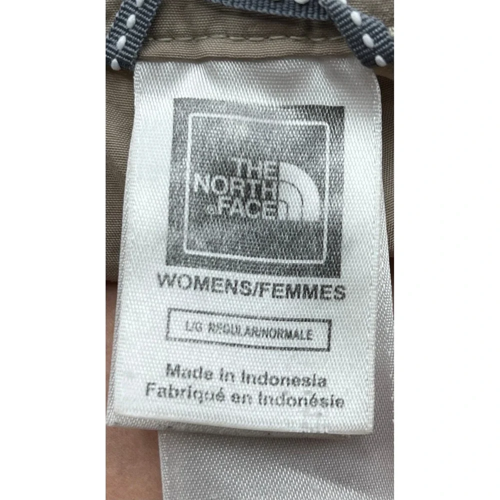 The North Face Womens Tan Convertible Zip Off Hiking‎ Cargo Pants Size L Regular